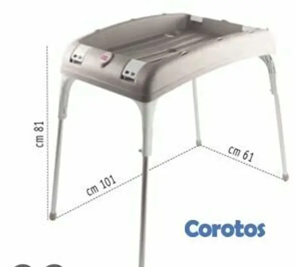 cuidado y nutricion - Vendo bañera con soporte para bañar Bebe marca Ok Baby precio negociable 4