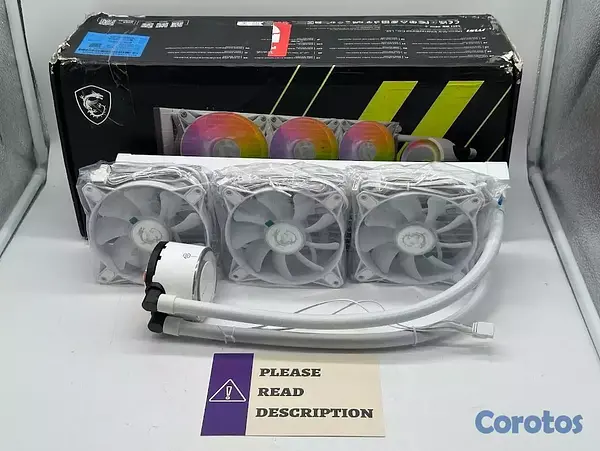 computadoras y laptops - MSI MAG CoreLiquid E360 White - AIO ARGB CPU Liqui 6