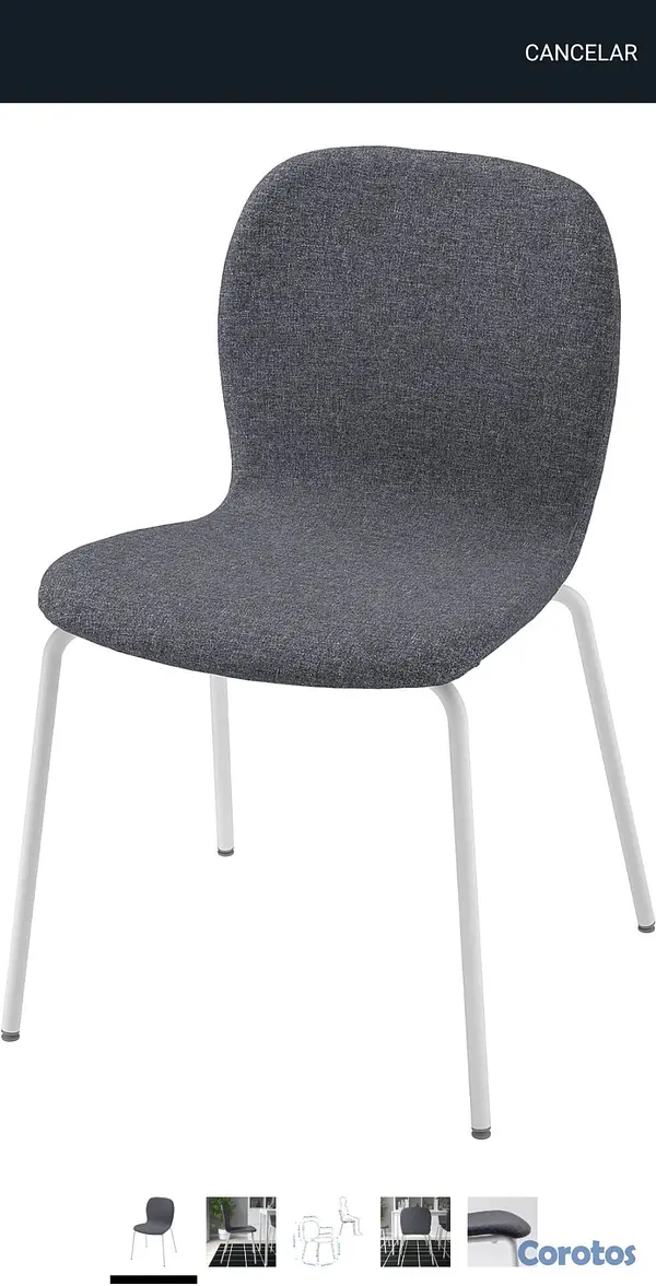 muebles y colchones - Juego de comedor IKEA (mesa + 4 sillas) como nuevo 6