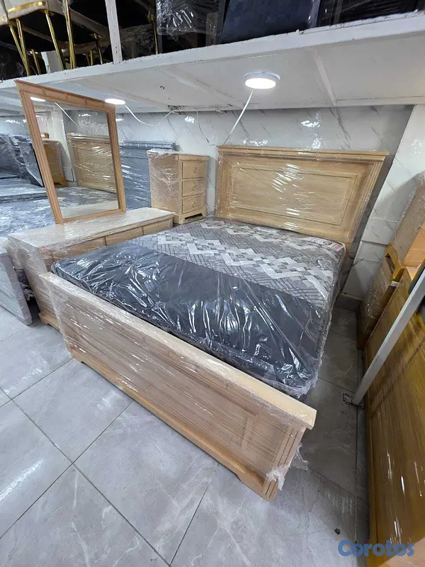 muebles y colchones - Juego de habitación pirámide completo con su colch 3