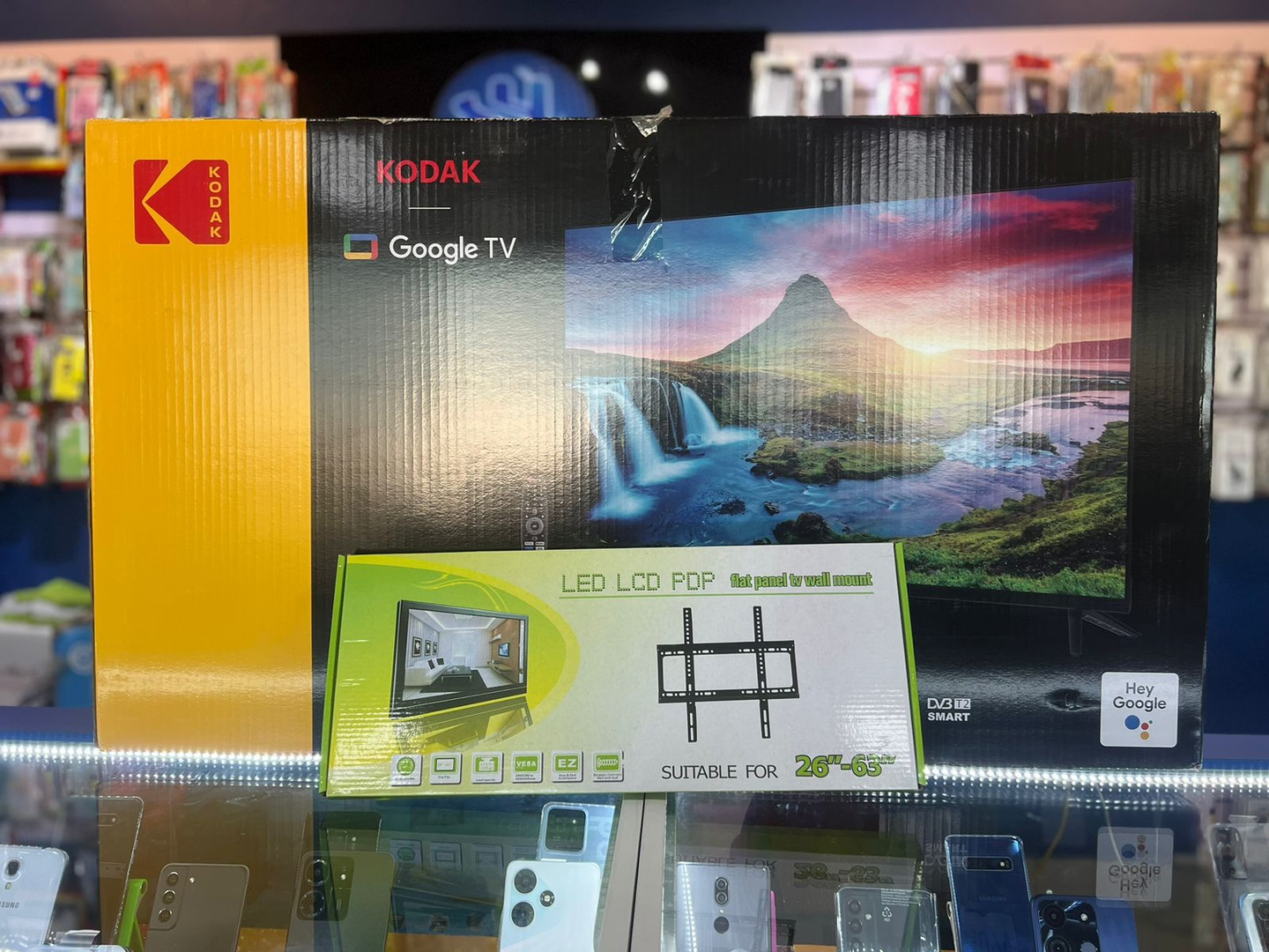 tv - SMART TV KODAK DE 40 PULGADAS GOOGLE TV CONTROL POR VOZ 2024 NUEVAS
 0