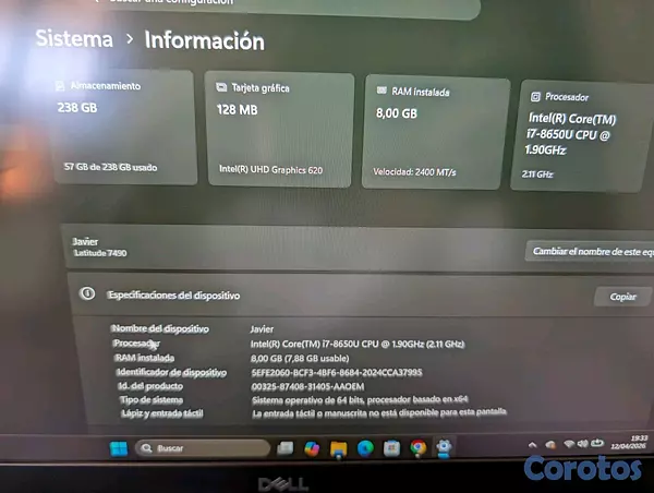 computadoras y laptops - Computadora DELL    i7  5