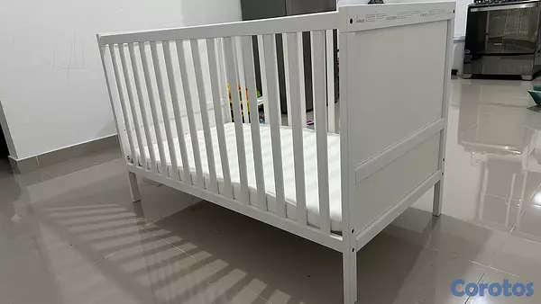 muebles - Cuna IKEA SUNDVIK 27 1/2x52” 8