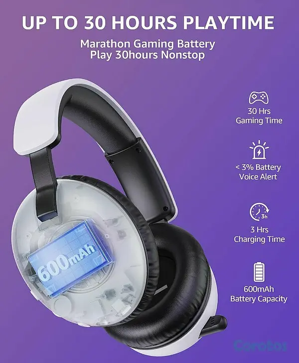 consolas y videojuegos - headset gamin inalambricos 3