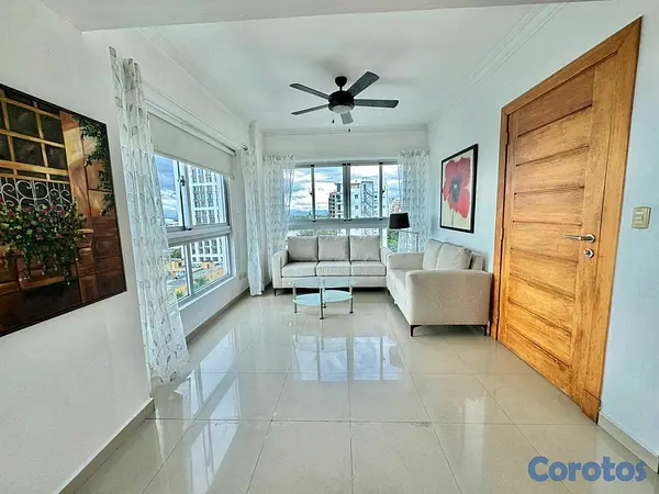 apartamentos - Apartamento amueblado en alquiler- Piantini  7