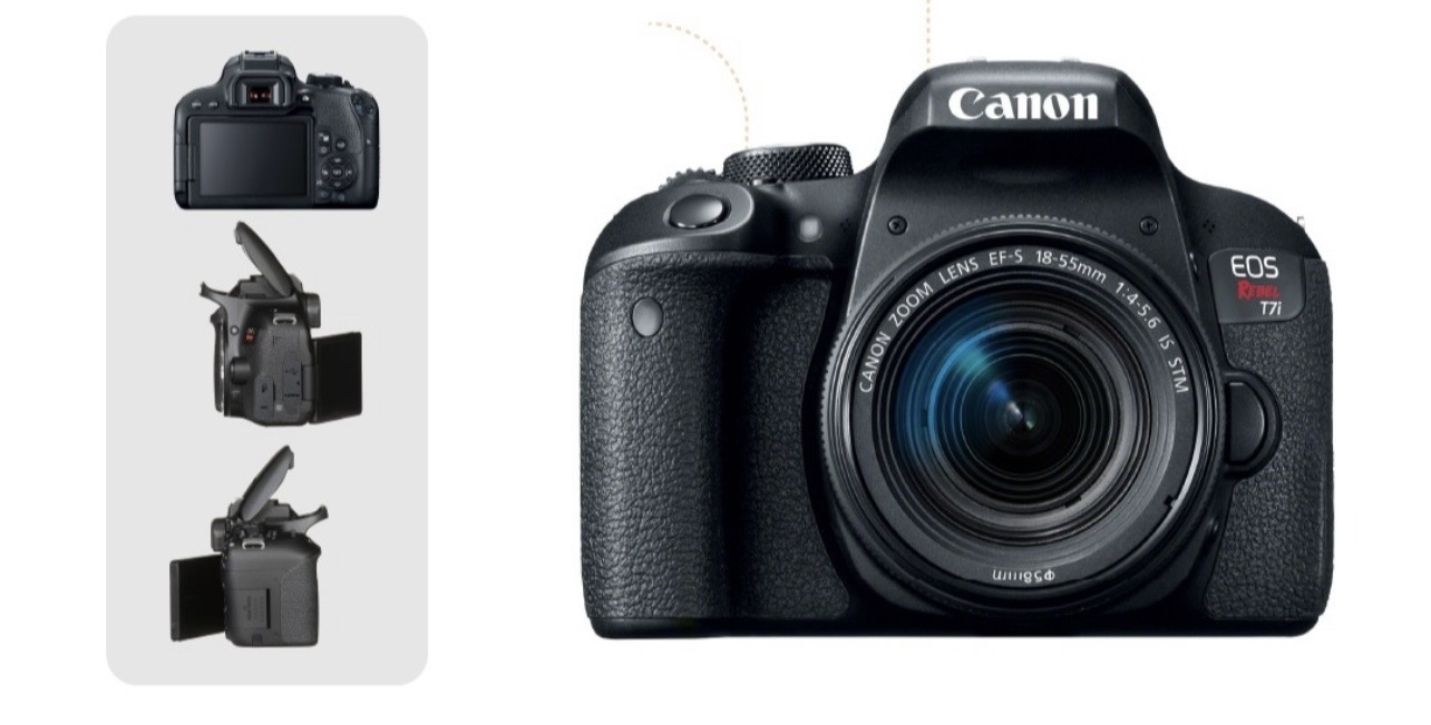 camaras y audio - Canon EOS 800D + Lente 18-55mm IS STM - Kit Completo
