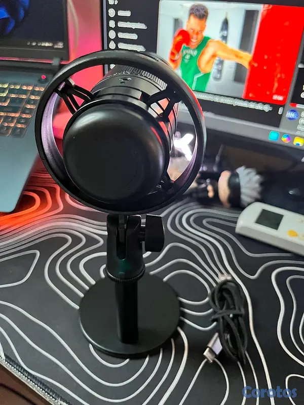 camaras y audio - micrófono con base y RGB 10