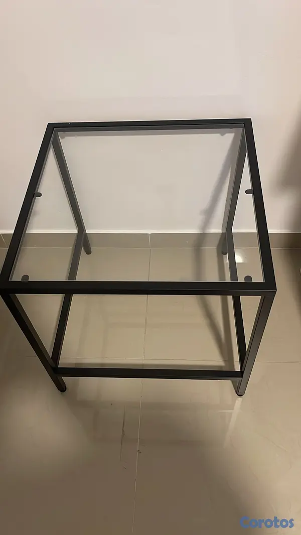 muebles y colchones - Mesa de centro negra IKEA nueva
 2