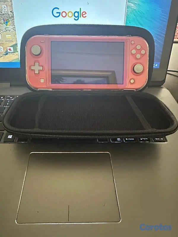 consolas y videojuegos - Vendo Nintendo Switch Lite con protector y estuche 3