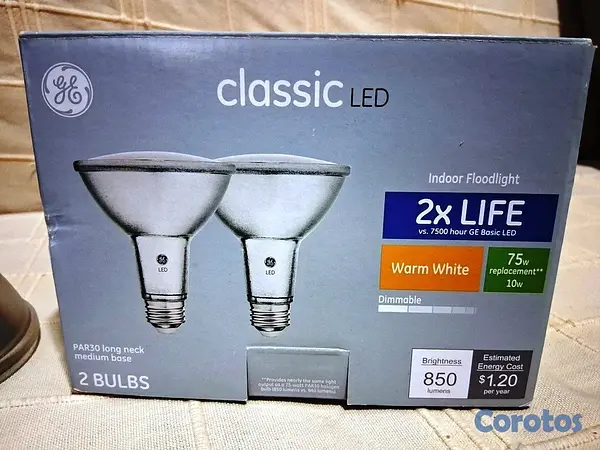 herramientas, jardines y exterior - Bombillas LED General Electric Classic de cuello l 4