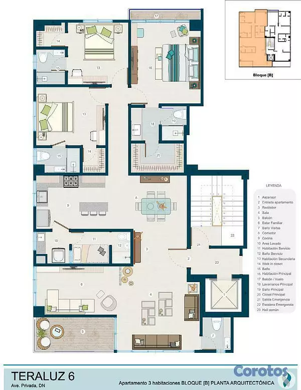 apartamentos - PROYECTO DE APTOS EN EL MIRADOR SUR 5