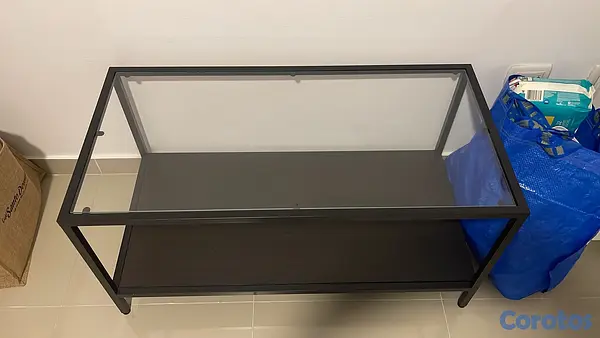 muebles y colchones - Mesa de centro negra IKEA nueva
 3