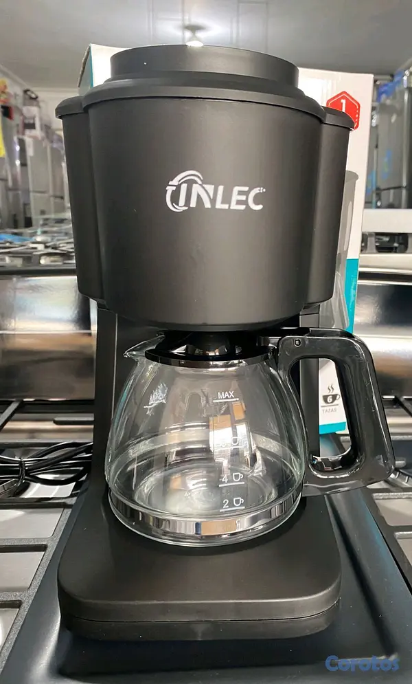 electrodomesticos - Cafetera eléctrica Inlec
Modelo 850-15100
Capacidad de 6 tazas  4