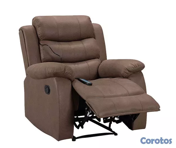 muebles y colchones - sillones reclinable masajeador  3