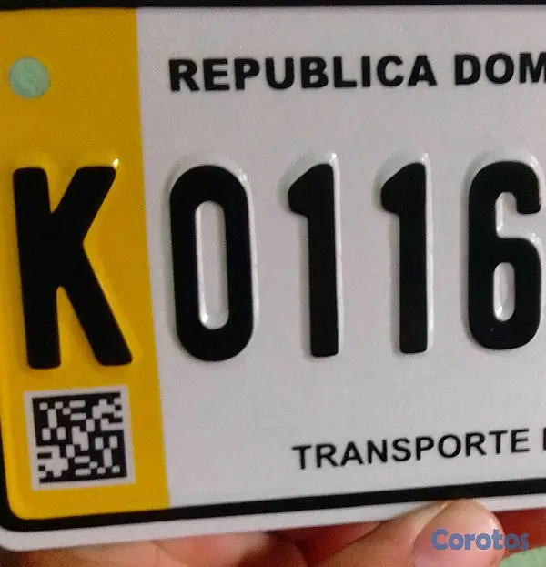 accesorios para vehiculos - venta de placas metal con borde como la original  2