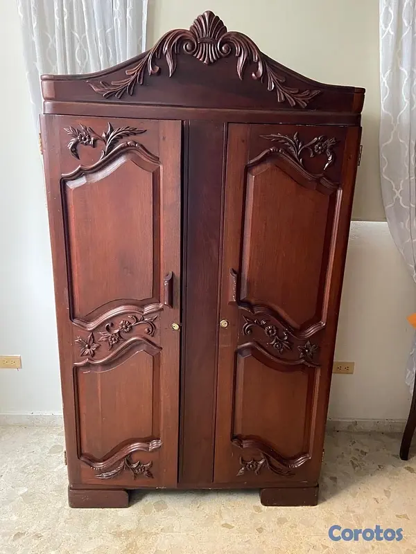 muebles y colchones - ARMARIO ANTIGUO EN CAOBA 4