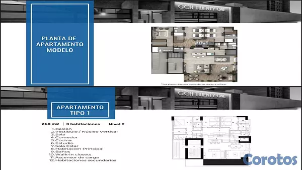 apartamentos - TORRE CGH TWENTY ONE 8