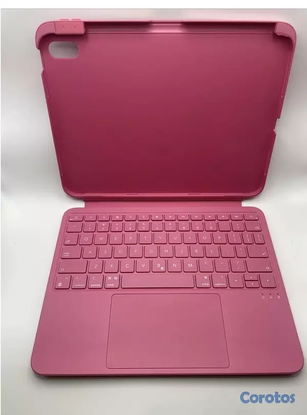 accesorios para electronica - ESR Cover con teclado Rosa para iPad (A16) 11th/10 7