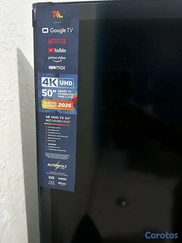 electrodomesticos - Smart TV 50” tecnomaster 3