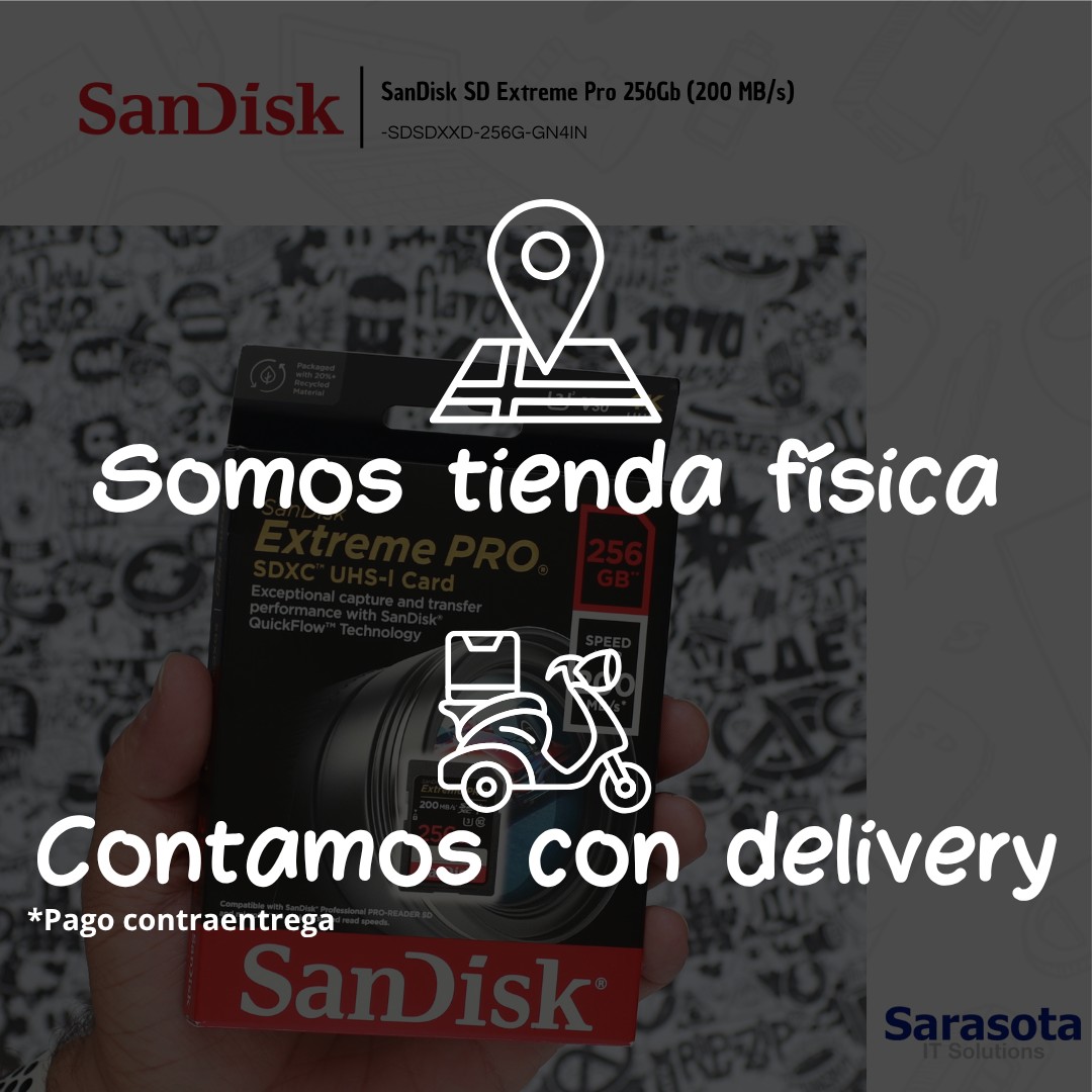 accesorios para electronica - Memoria SD 256Gb SanDisk Extreme Pro (200 MB/s) 2