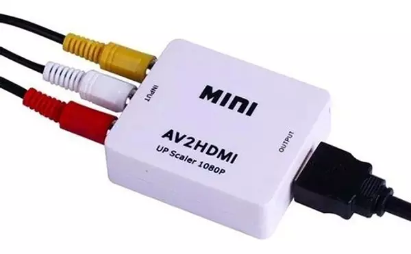 accesorios para electronica - Convertidor Adaptador AV (RCA) PARA HDMI Full HD 1080p conversor 2