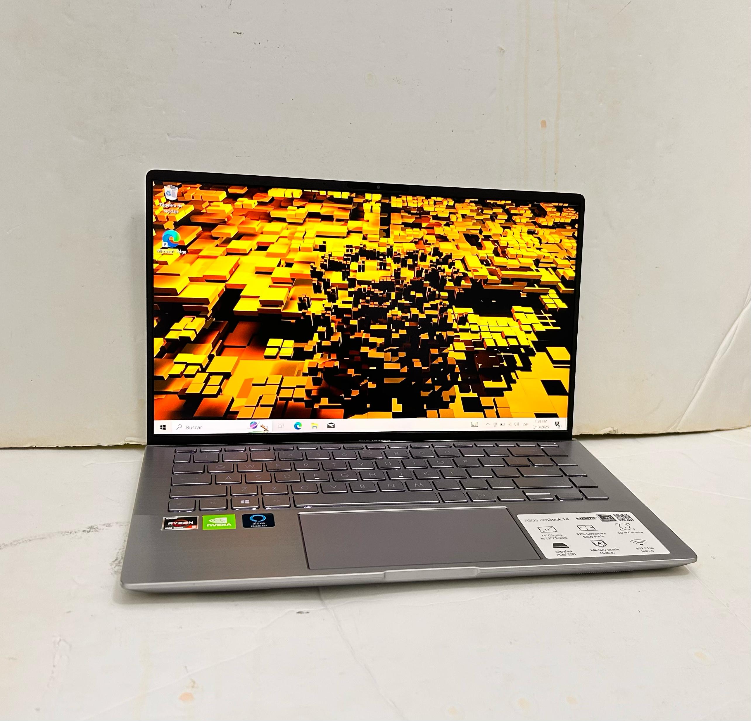 computadoras y laptops - Laptop ASUS ZenBook, 14”, NVIDIA GeForce, Ryzen 5 9