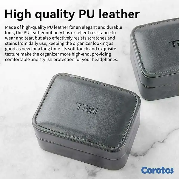 camaras y audio - TRN MAG estuche case box para auriculares IEM 5
