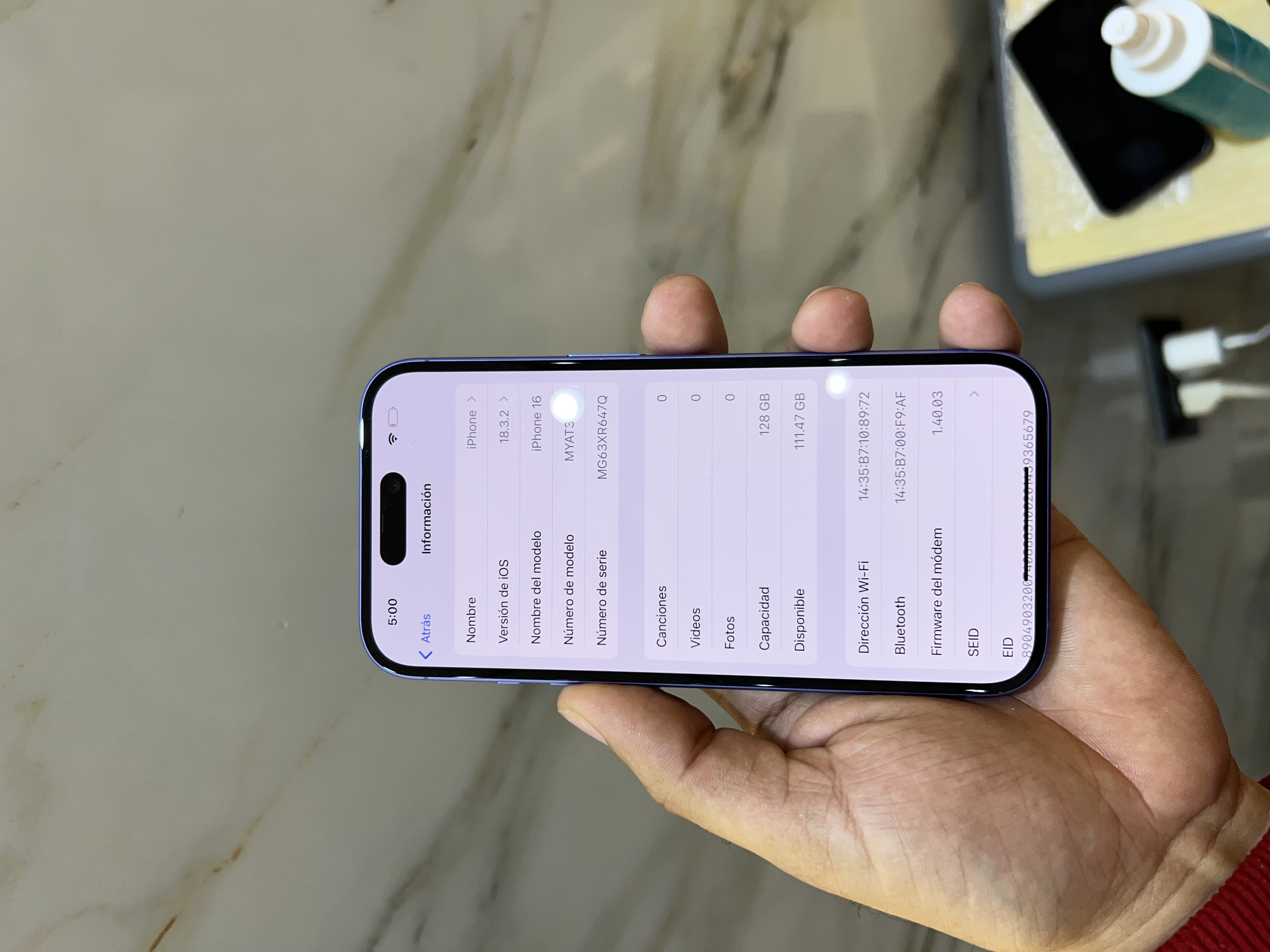 celulares y tabletas - IPHONE 16 NORMAL 128GB FACTORY 3