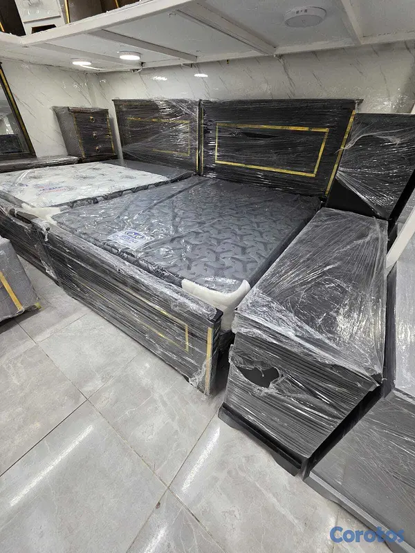 muebles y colchones - Juego de habitación pirámide completo con su colch 5