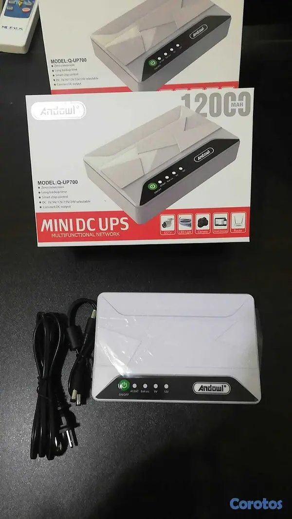 accesorios para electronica - MINI UPS DC ANDOWL 12000MAH Q-UP700 3