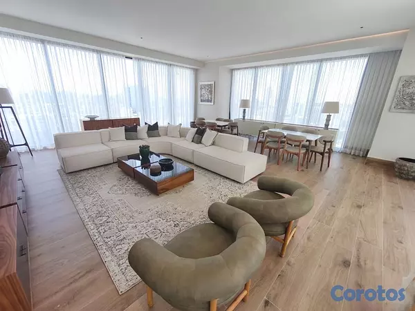 apartamentos - alquiló piantini amueblado una habitación torre de lujo Luxury 1.5 baños balcón  8