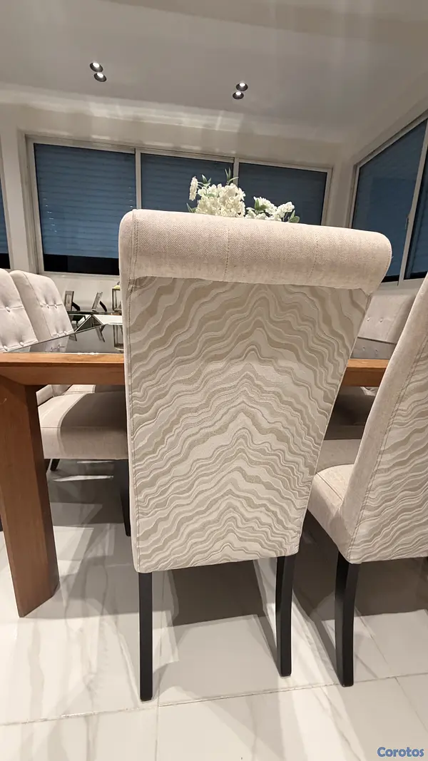 muebles y colchones - juego de mesa de comedor  5