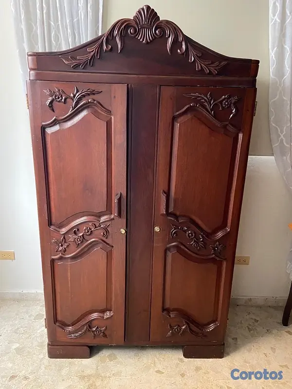 muebles y colchones - ARMARIO ANTIGUO EN CAOBA 3