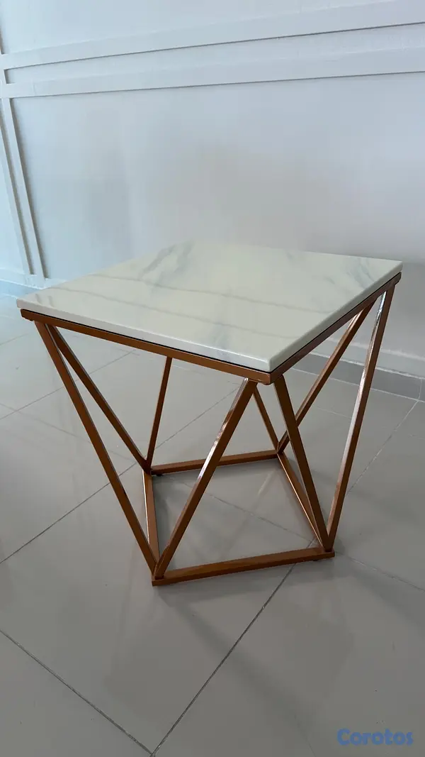 muebles y colchones - Juego de sala moderno completo como nuevo + mesas  9