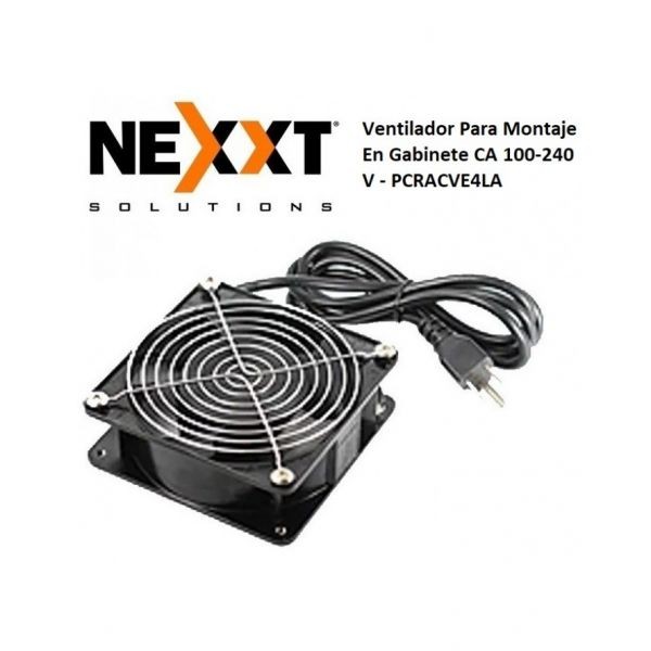 computadoras y laptops - ABANICO NEXXT PARA GABINETE - RACK NEXXT, 110-220V, (AW222NXT86) 0