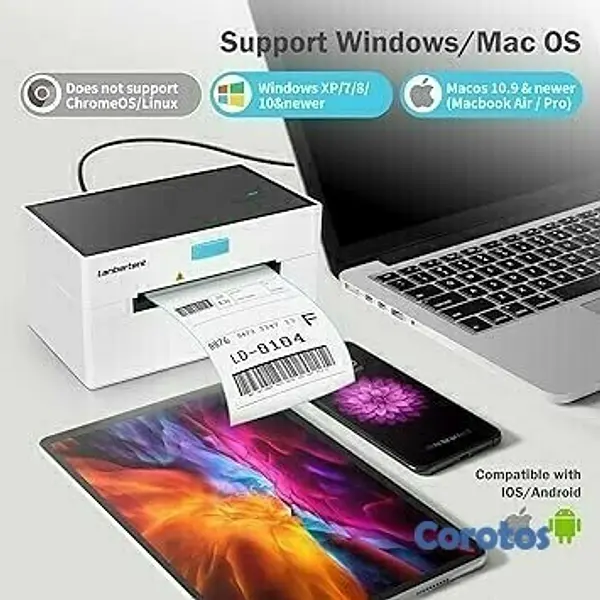 impresoras y scanners - IMPRESORA TERMICA DE ETIQUETA LABEL POS-9220L 1