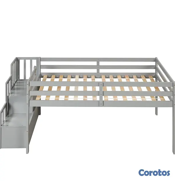 muebles - Cama Twin tipo camarote para niños y niñas  3