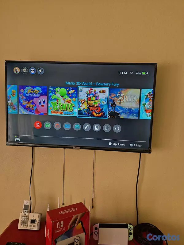 consolas y videojuegos - Vendo nintendo Switch Oled con Hack y muchos juegos 3