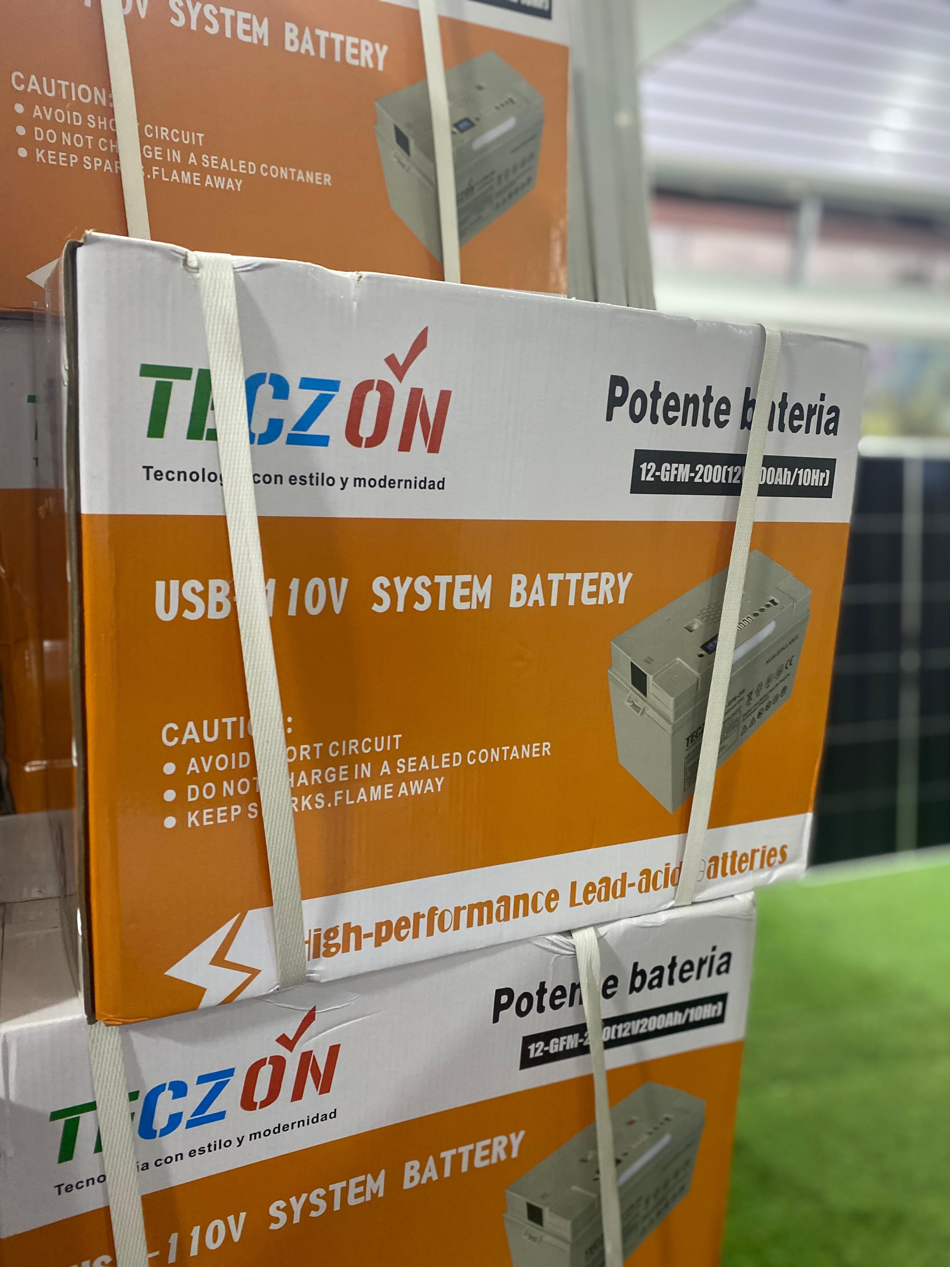 plantas e inversores - Baterías Teczon con inversor integrado salida 110 volt disponible ✔️ 0