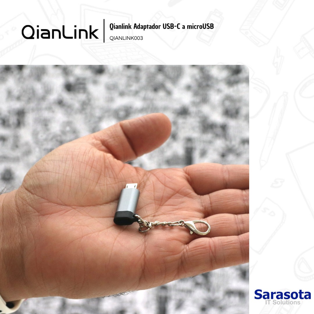 accesorios para electronica -  Adaptador USB C a Micro USB marca Qianlink