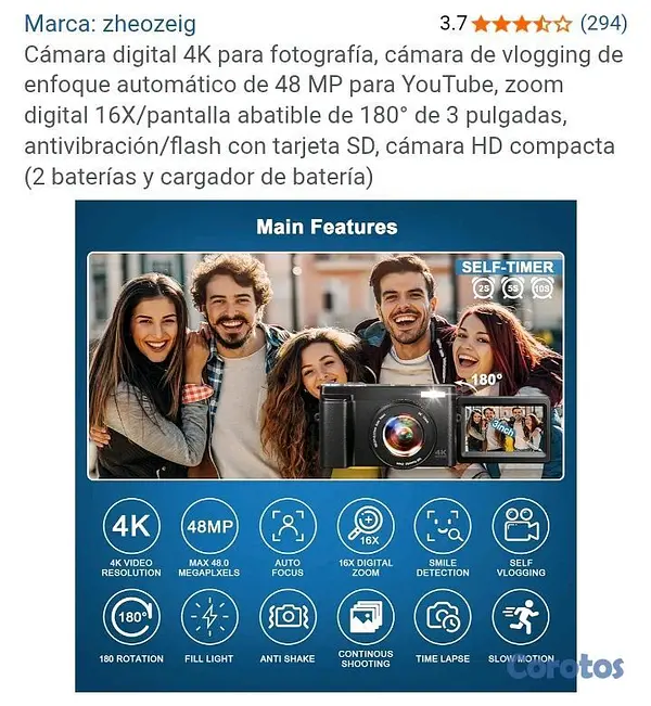 camaras y audio - Camara Digital Oportunidad 5