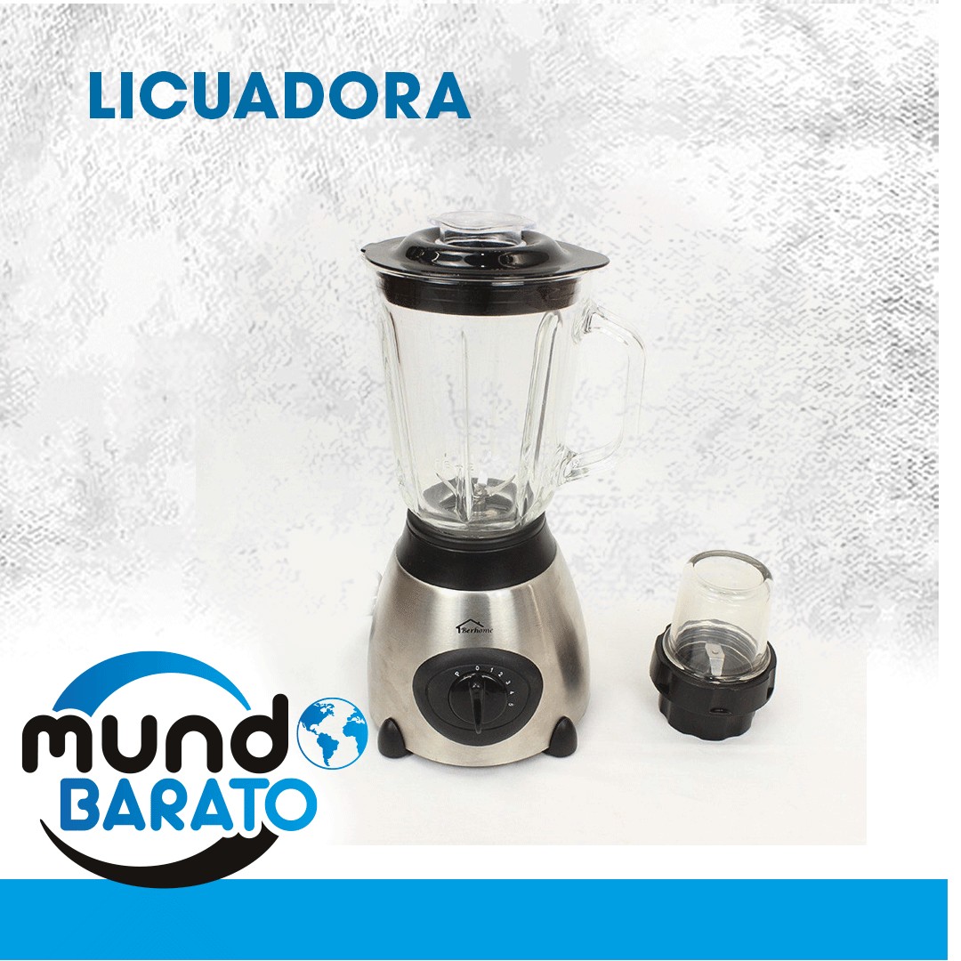electrodomesticos - Licuadora eléctrica Mezclador Batidora 8 cuchillas Acero Inoxidable 0