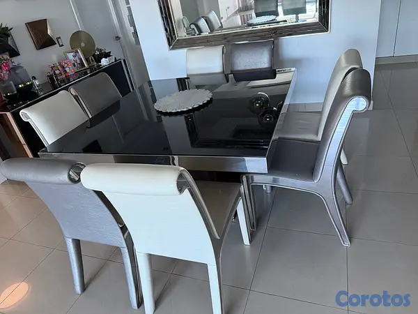 decoración y accesorios - comedor, sillas, lamparas, credenza y espejo 8