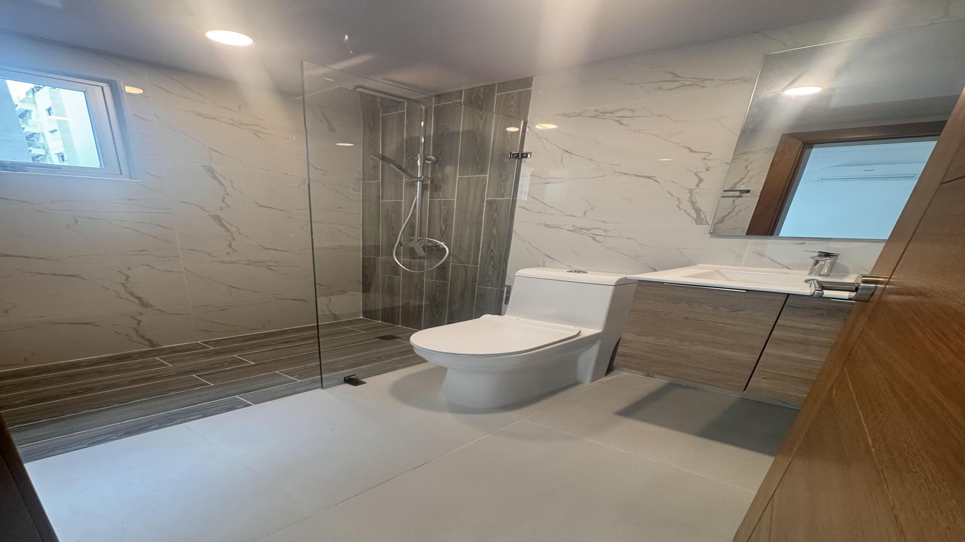 apartamentos - En alquiler apto de una habitación con línea blanca en el ensanche Naco 3