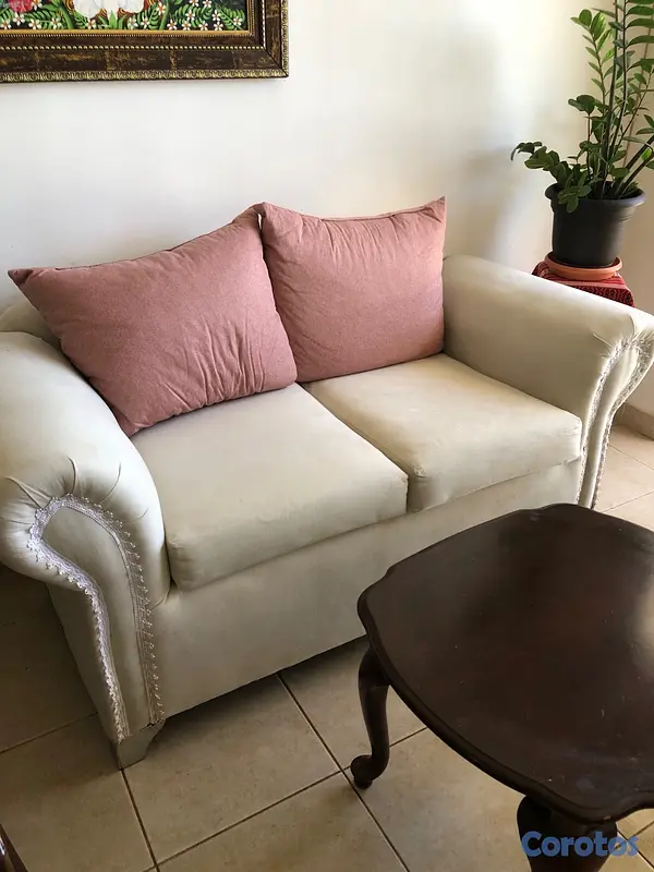 muebles y colchones - mueble con mesa en caoba en excelente condiciones  5