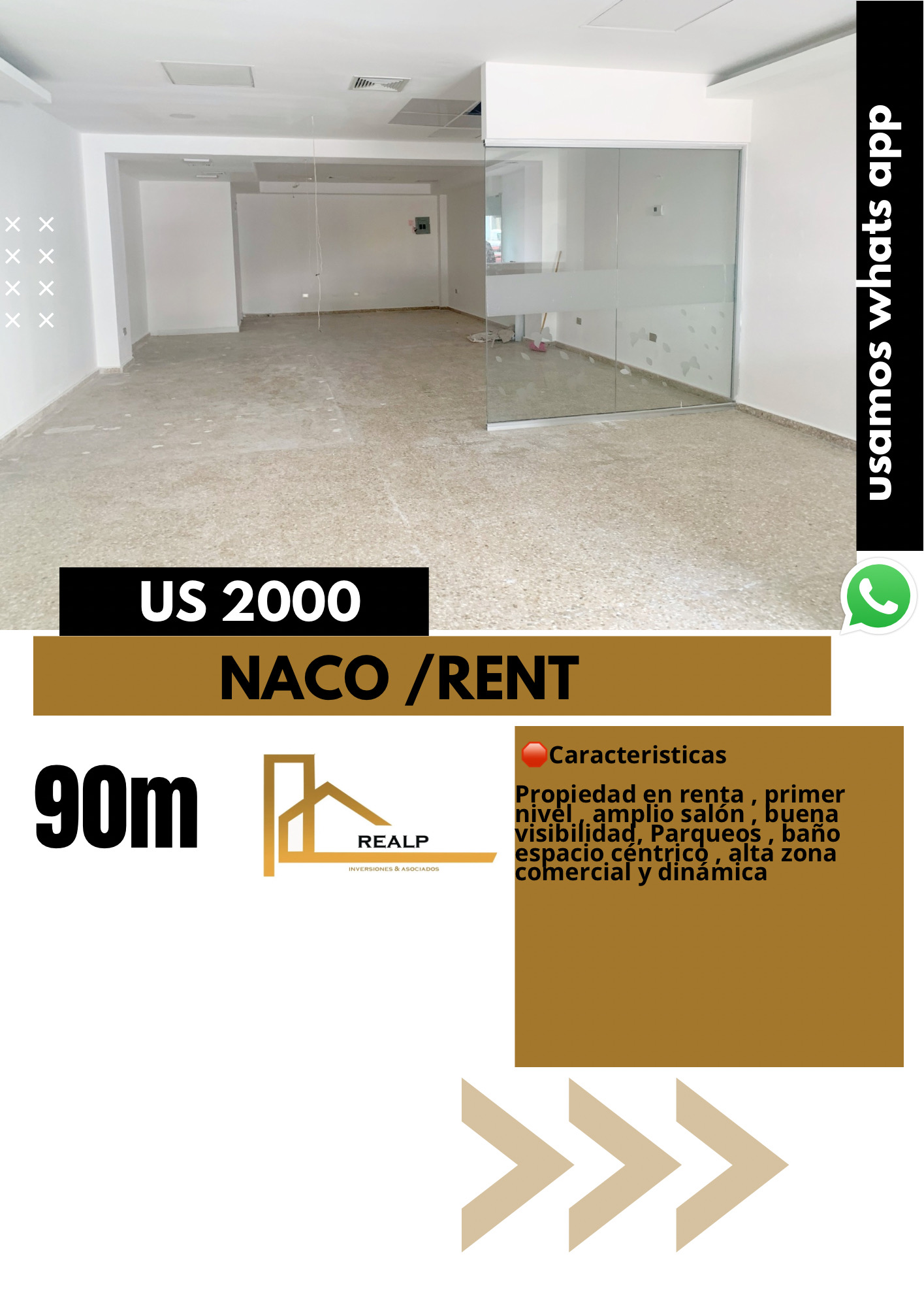 oficinas y locales comerciales - local en naco primer nivel 0