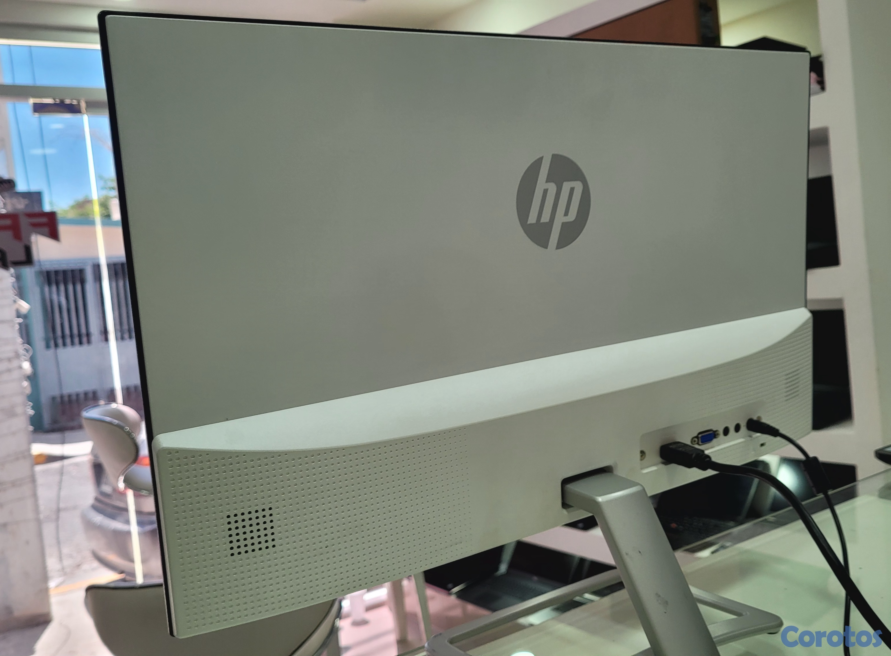 computadoras y laptops - monitor hp Blanco 24 Pulg Sin Bordes hdmi 1080p 75hz New 5