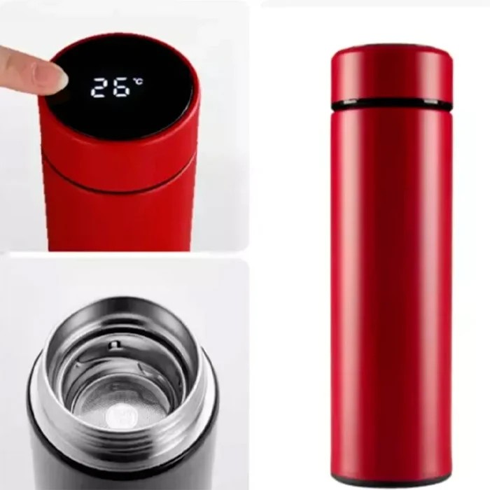 otros electronicos - Termo Inteligente de Acero Inoxidable Con Medidor De Temperatura 500 ML 2