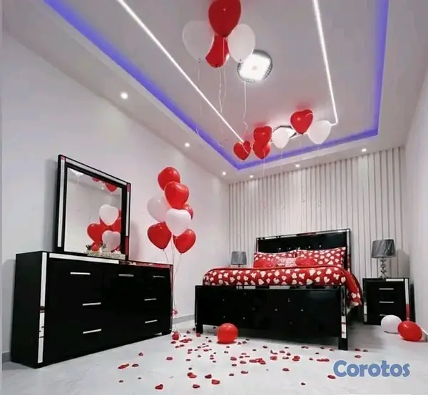 muebles y colchones - Juego de habitación pirámide completo con su colch 9