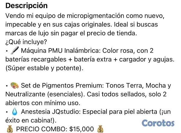 salud y belleza - Materiales de micropigmentacion  3